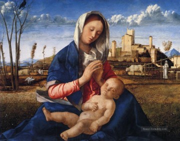  frau - Die Jungfrau und Kind Renaissance Giovanni Bellini